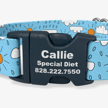 closeup view of personalization